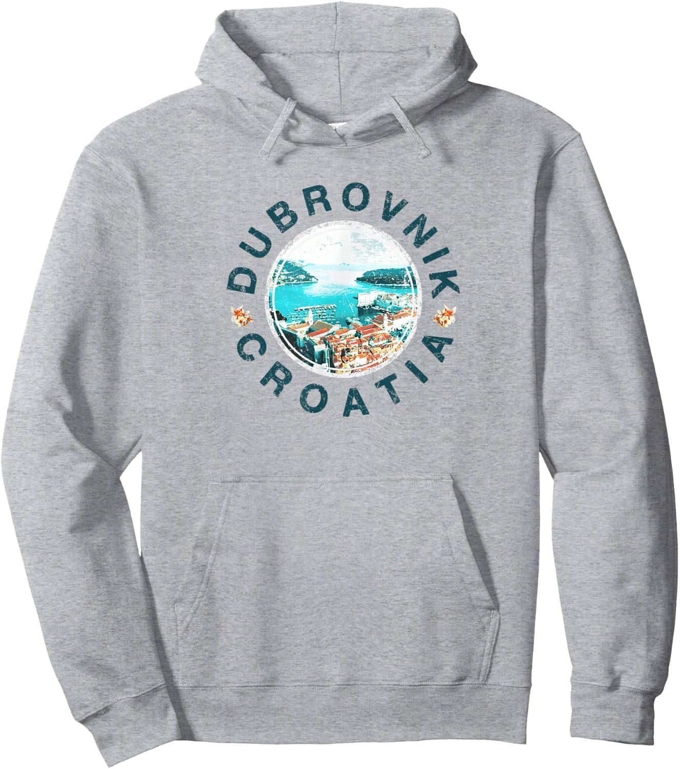 Croatia Dubrovnik Croatian Vintage Hoodie - Hoodie | Ash