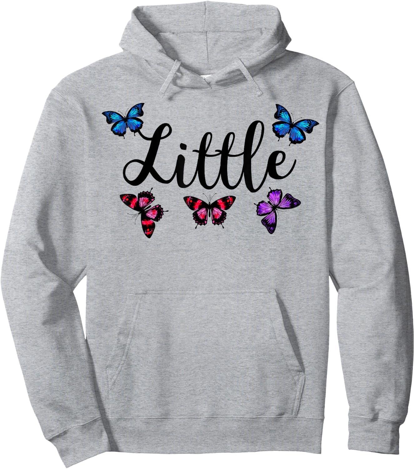 Big Little Sorority Butterfly Reveal Pledge Rush Alumnae Hoodie - Hoodie | Ash