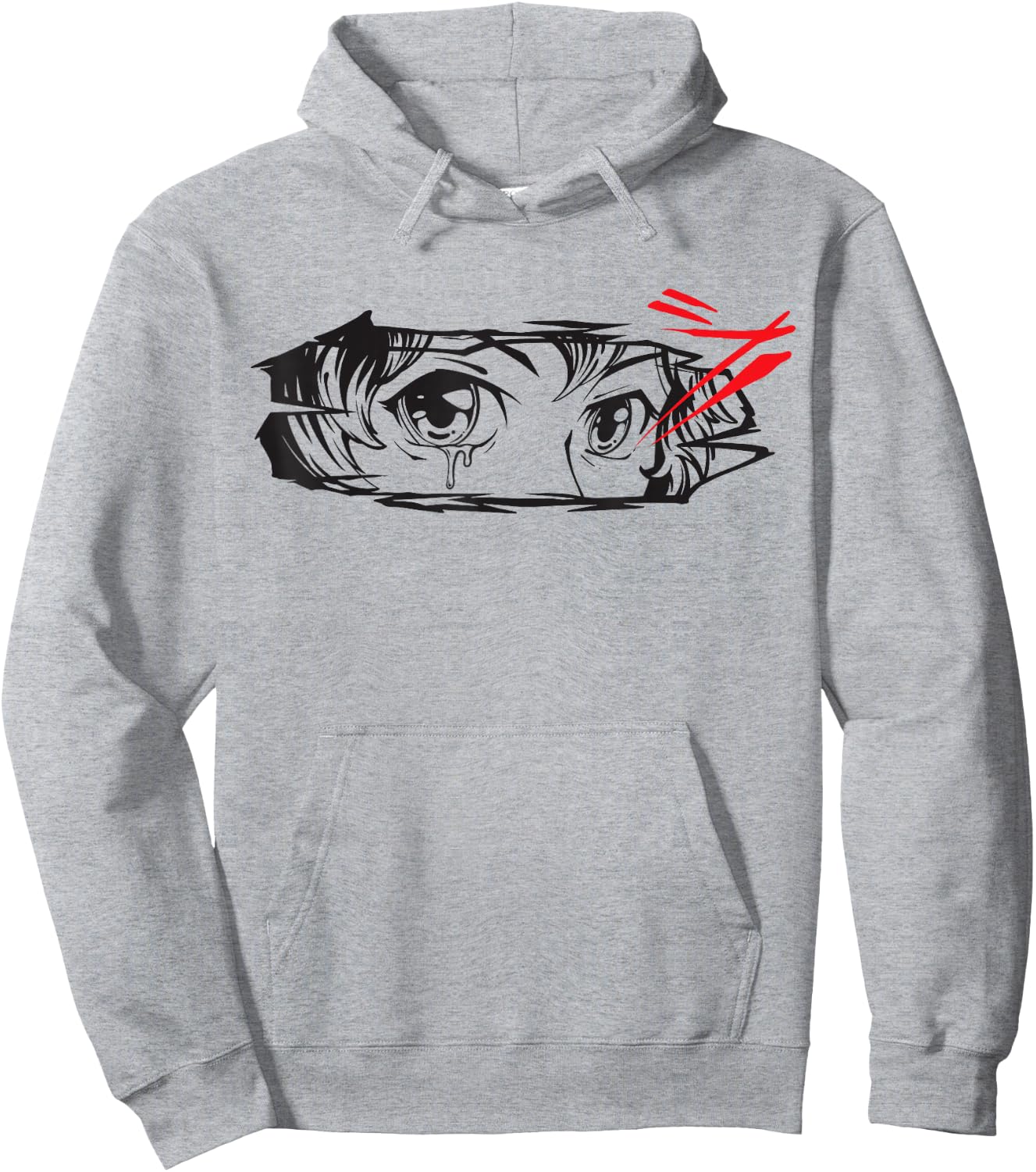 Anime Eyes Hoodie - Hoodie | Ash