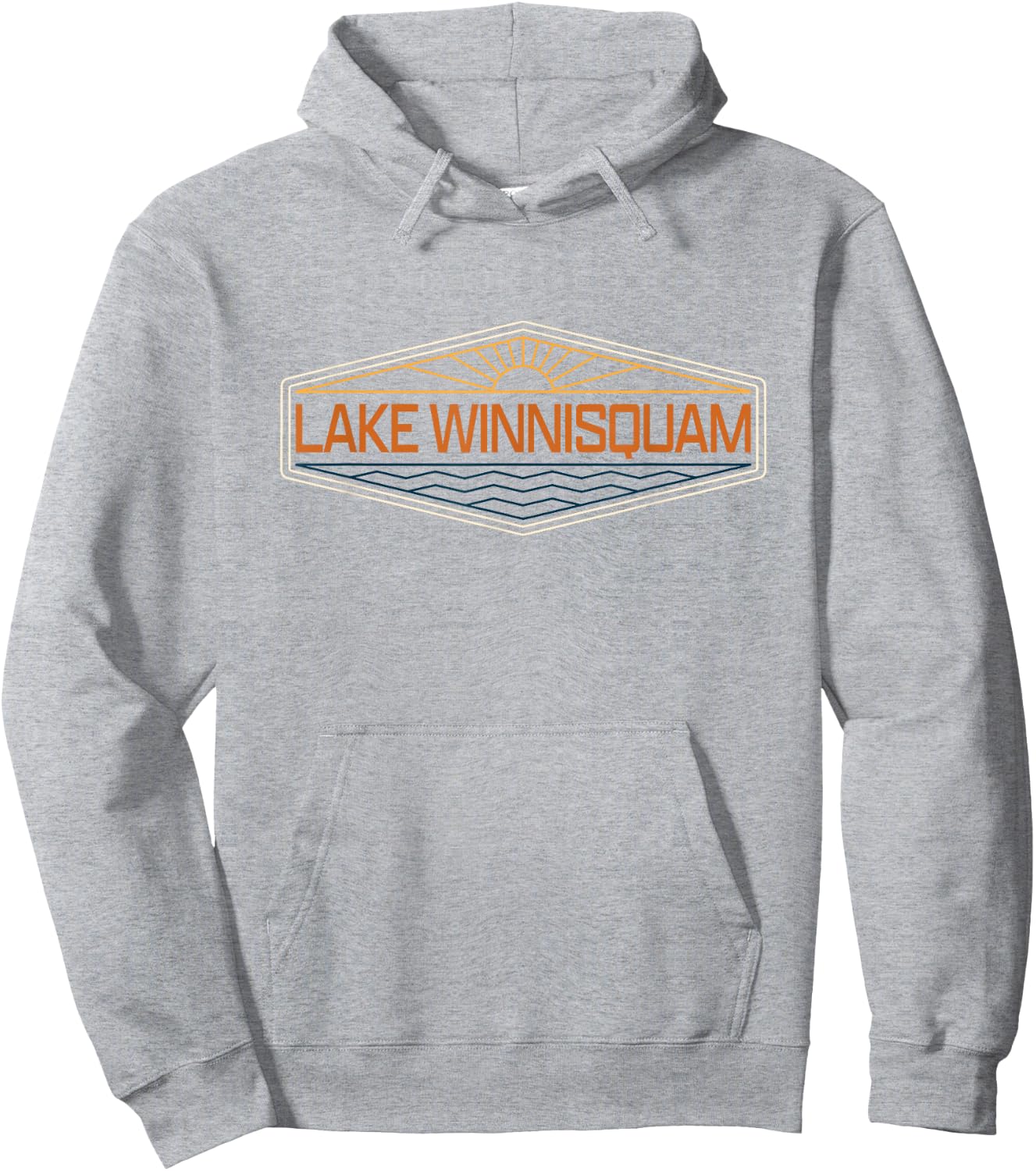 Lake Winnisquam New Hampshire Hoodie - Hoodie | Ash