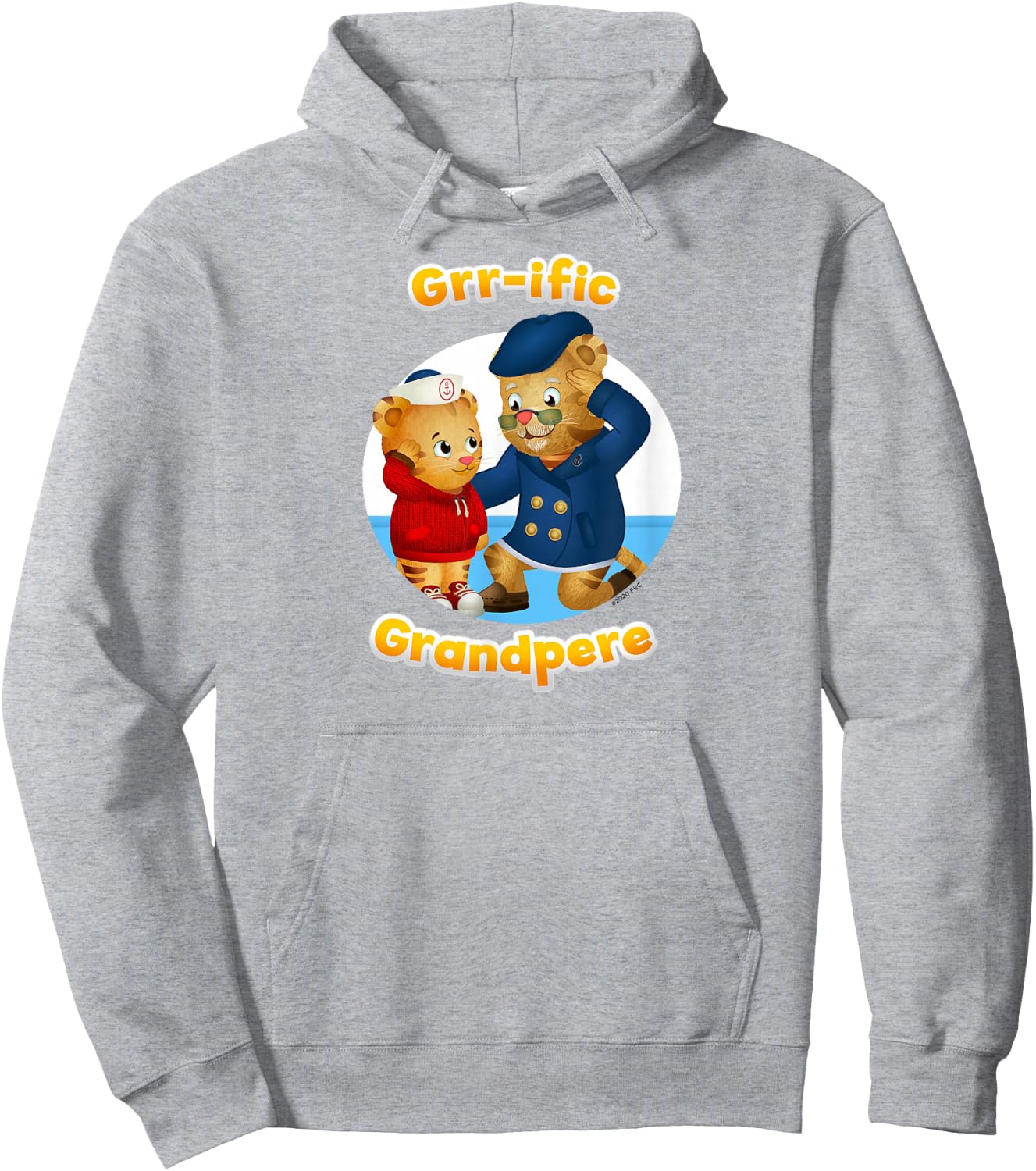 Daniel Tiger's Neighborhood: Grr-ific Grandpere Hoodie - Hoodie | Ash