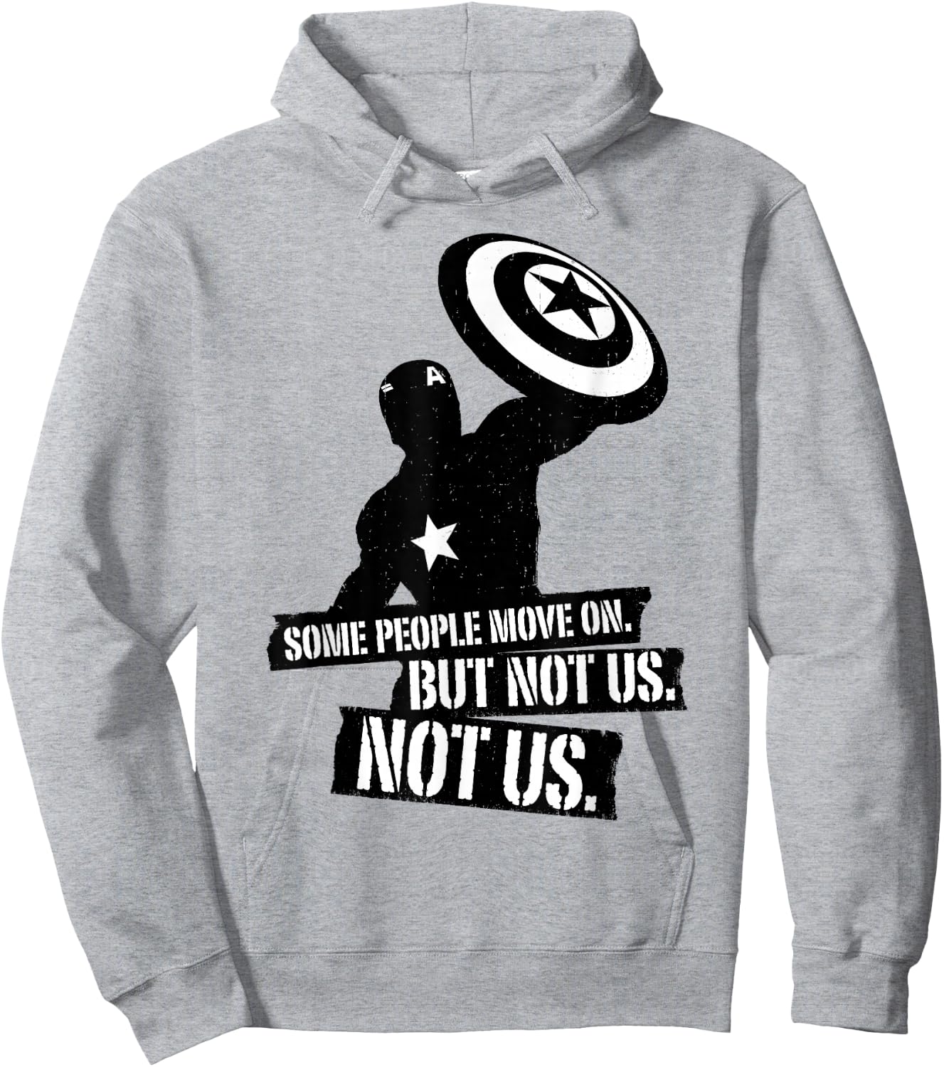 Marvel Avengers: Endgame Captain America Not Us Hoodie - Hoodie | Ash