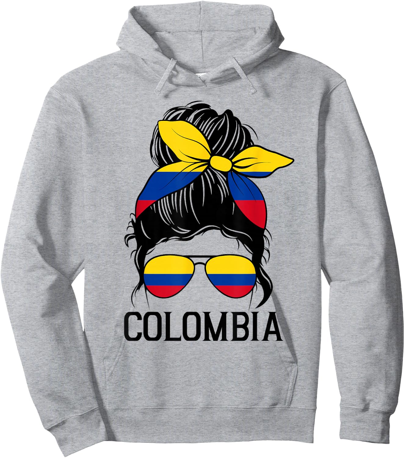 Colombia Graphic Design for Girls Kid Colombian Toodler Hoodie - Hoodie | Ash