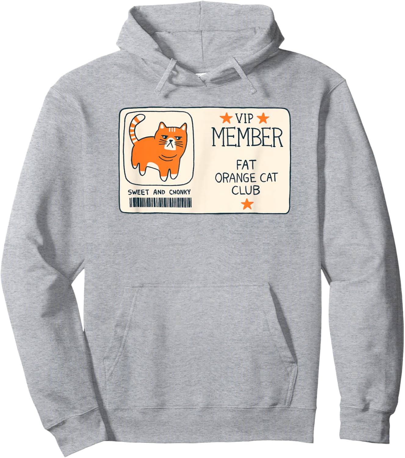 Fat Orange Cat Club Women Hoodie - Hoodie | Ash