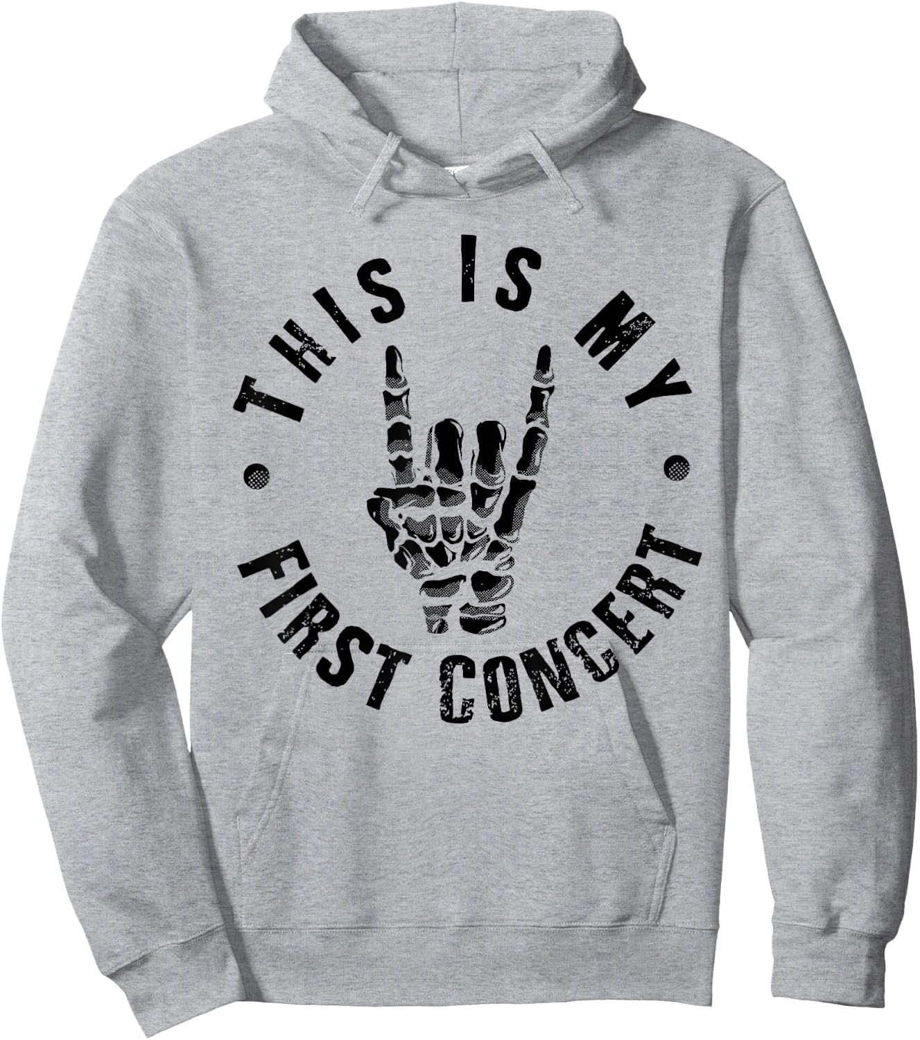 This Is My First Concert Hoodie - Hoodie | Ash