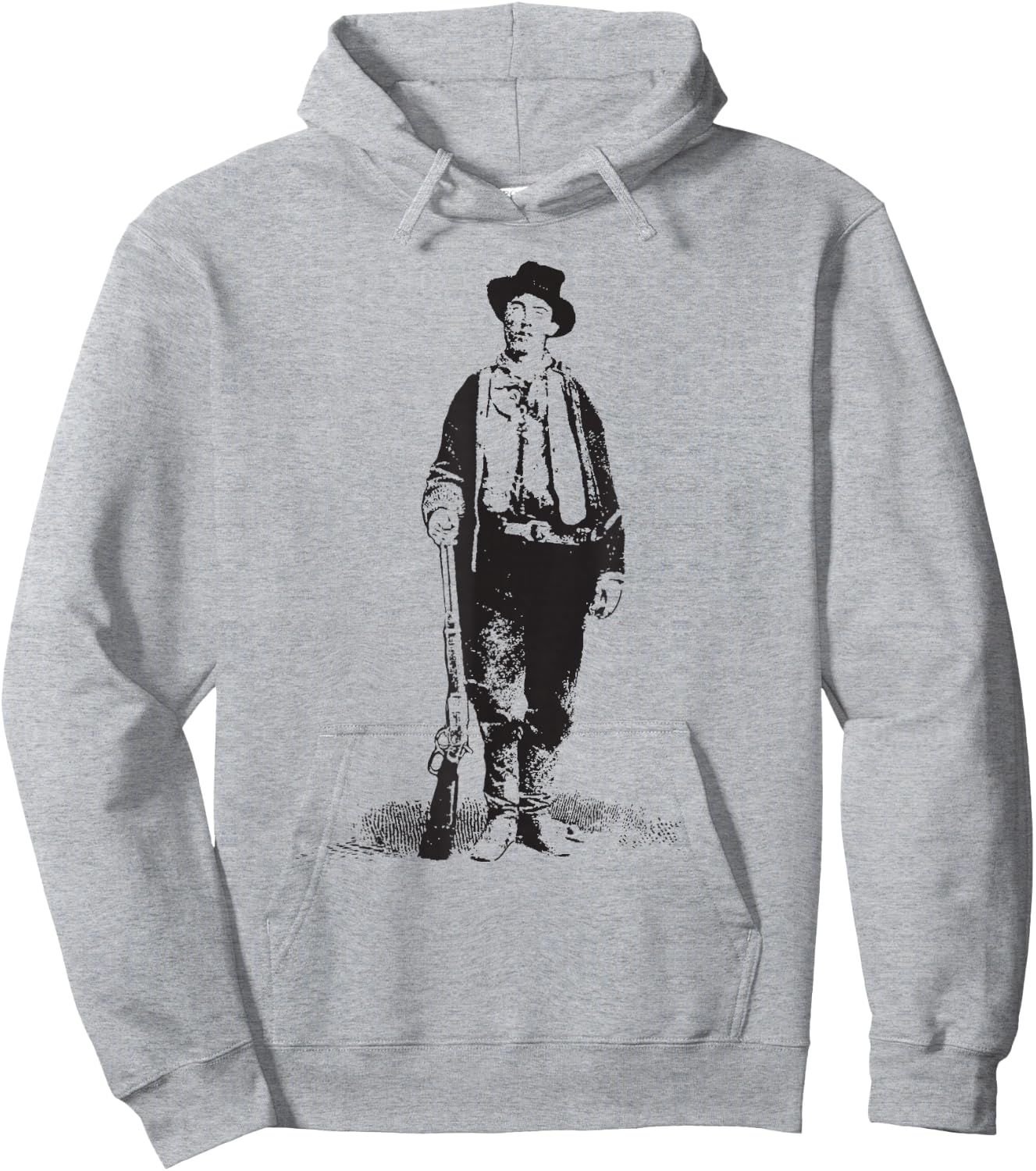 Billy The Kid Gunslinger Old West History Wild Southwest Hoodie - Hoodie | Ash