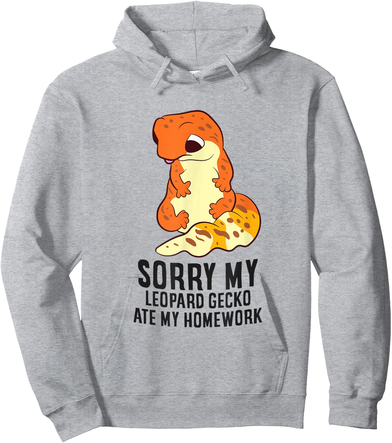 Leopard Gecko School My Leopard Gecko Ate My Homework Hoodie - Hoodie | Ash
