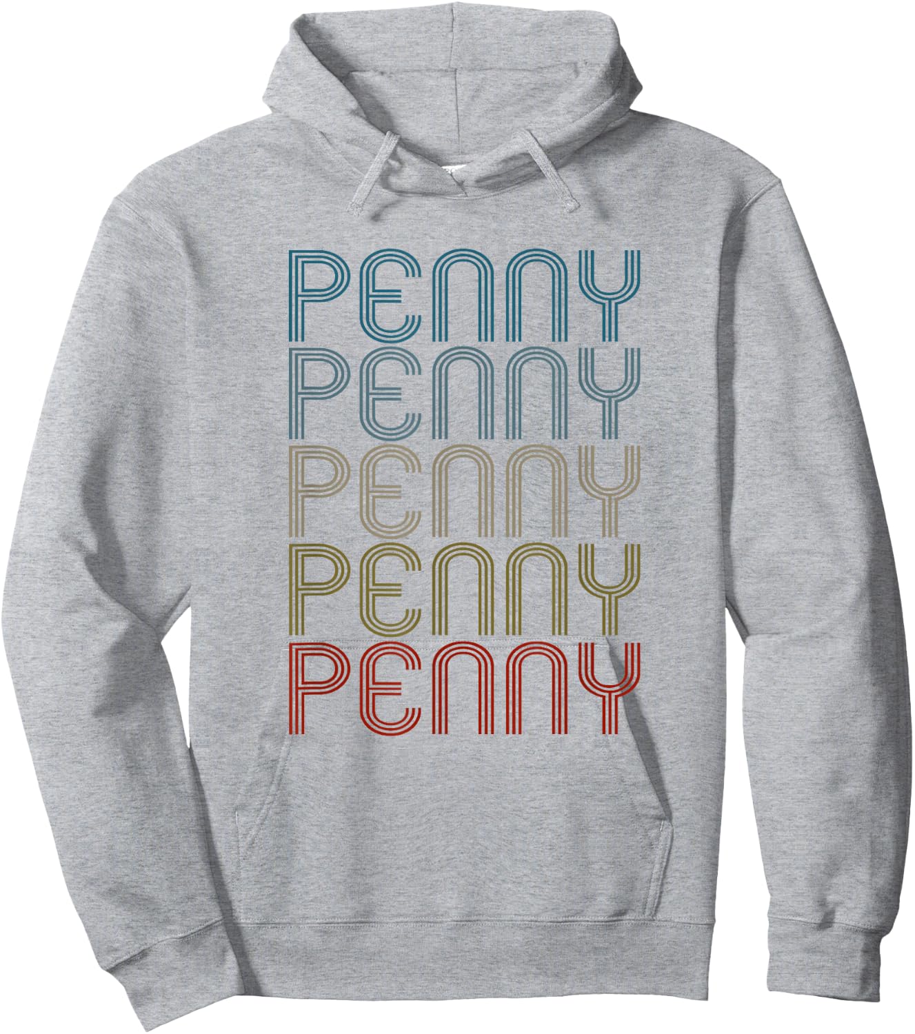 Penny First Name Vintage Retro Hoodie - Hoodie | Ash