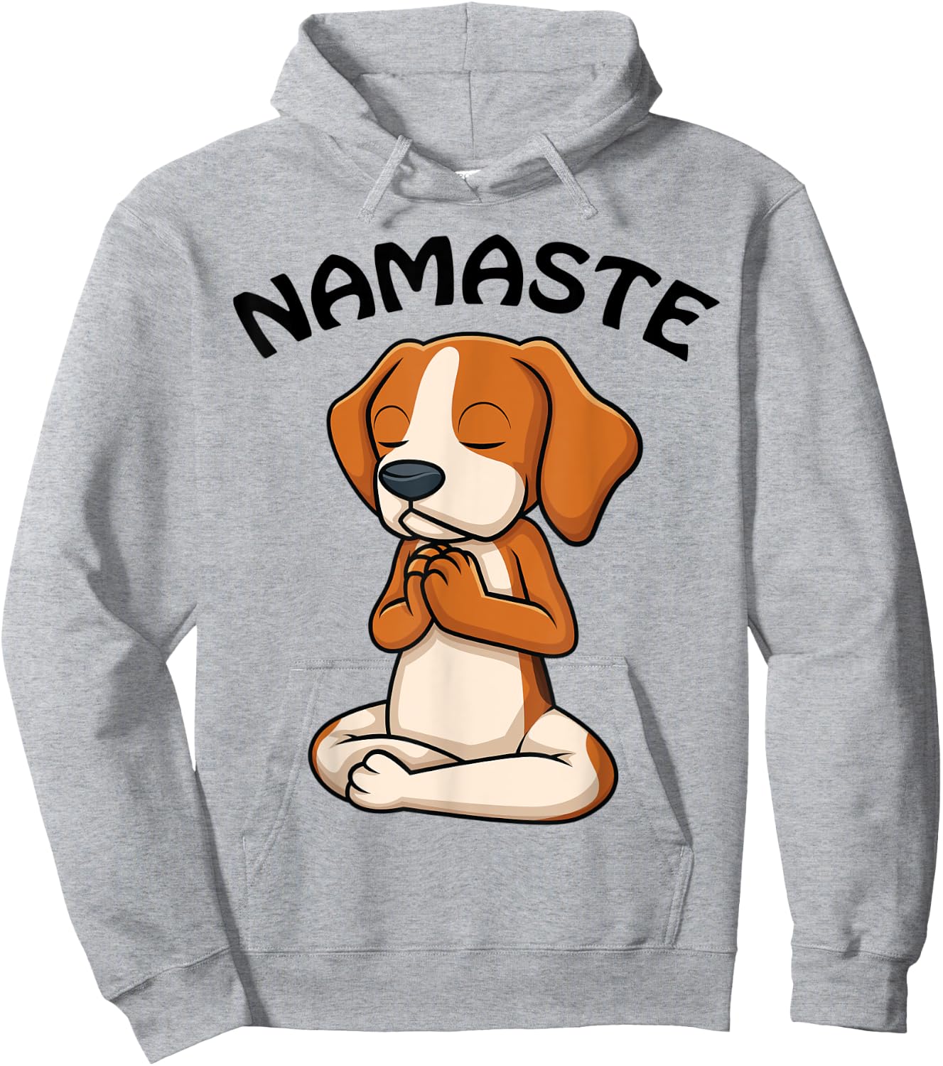 Puppy Yoga Shirt Funny Dog Lovers Yoga Gift Namaste Dogs Women Hoodie - Hoodie | Ash