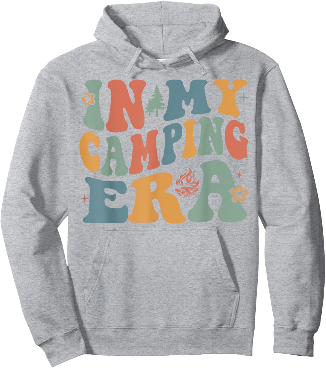 In My Camping Era Happy Camper Camping Trip Men Women Kids Hoodie - Hoodie | Ash