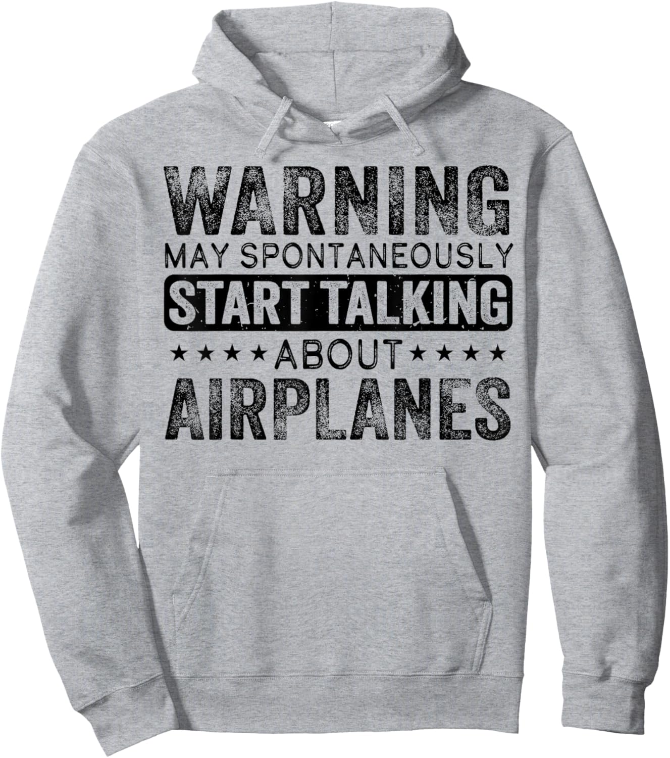 Warning May Spontaneously Start Talking About Airplanes Hoodie - Hoodie | Ash