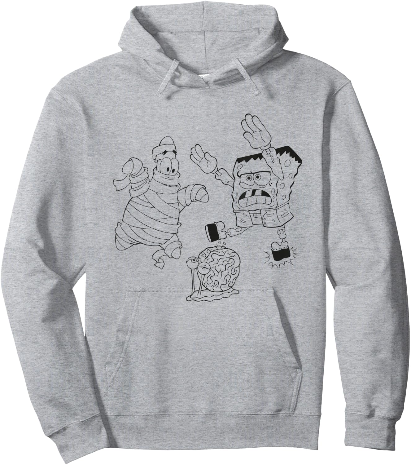 Spongebob Squarepants Halloween Spongebob & Friends Costumes Hoodie - Hoodie | Ash