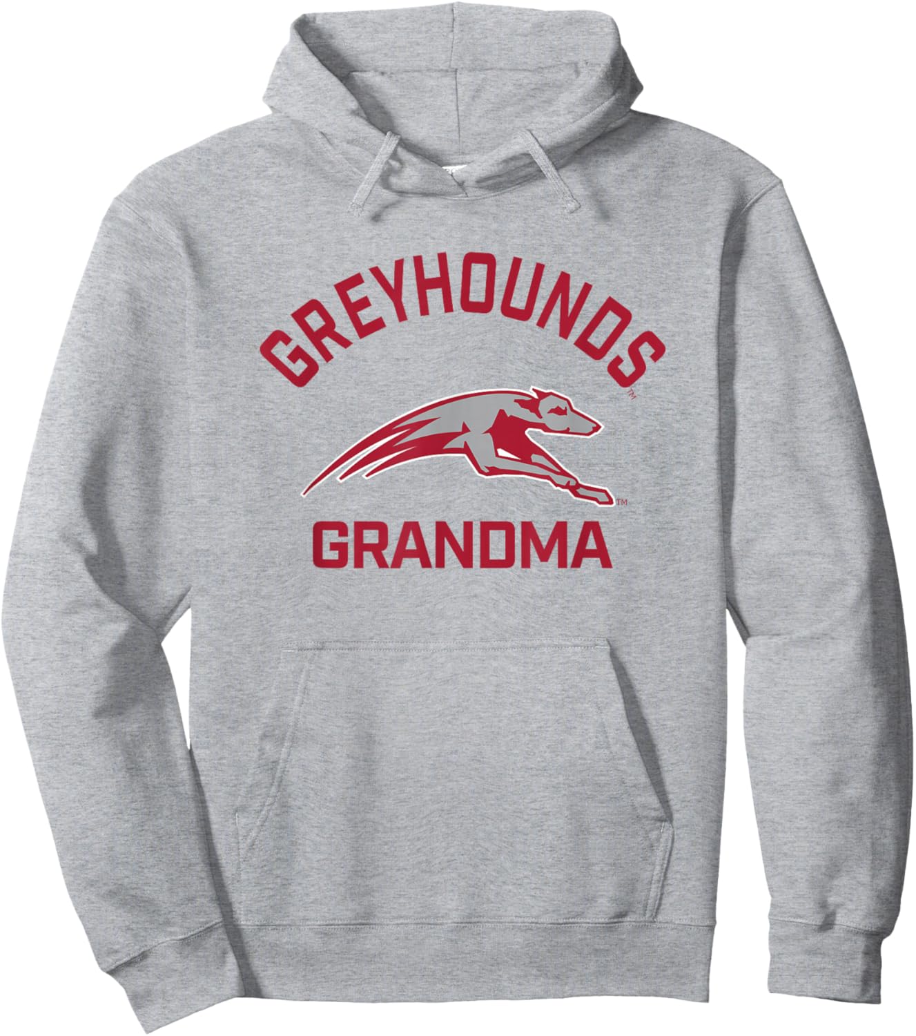 University of Indianapolis UIndy Greyhounds Arched Grandma Hoodie - Hoodie | Ash