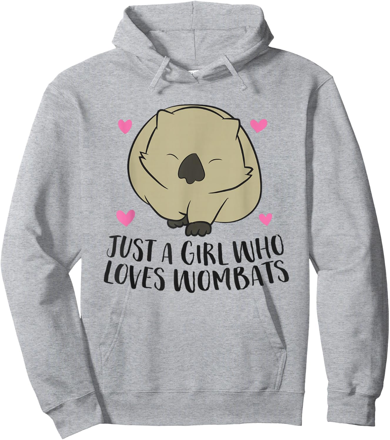 Just a girl who loves wombats Hoodie - Hoodie | Ash