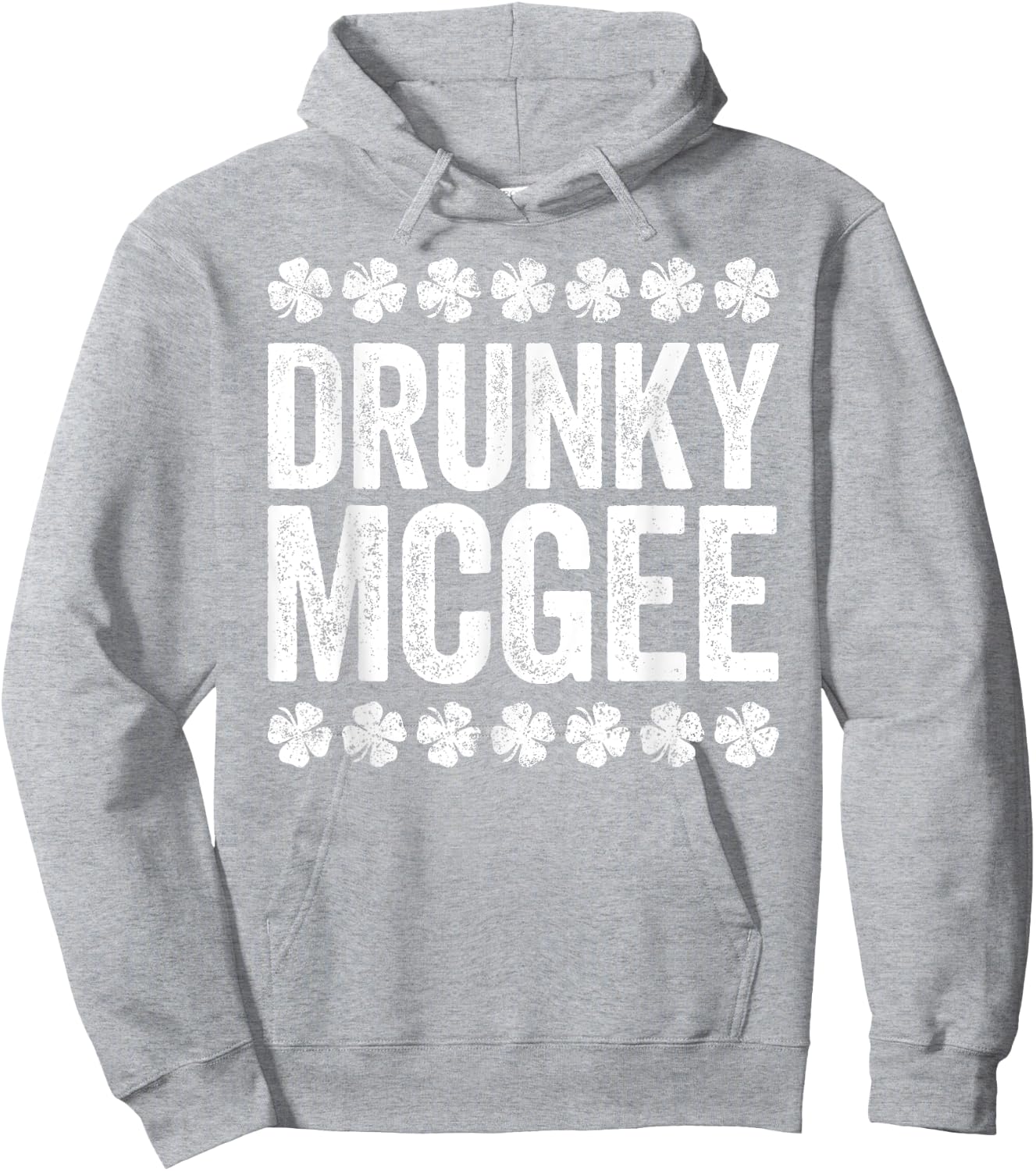 Drunky Mcgee Shirt Couple Irish Men Women St Patricks Day Hoodie - Hoodie | Ash
