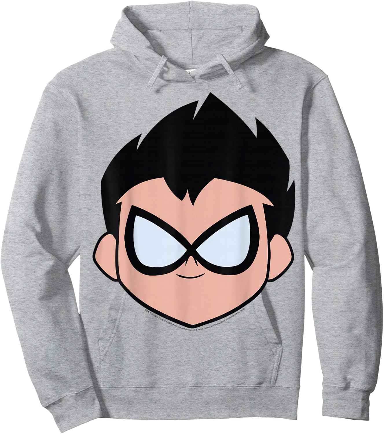 DC Comics Teen Titans Go! Robin Big Face Hoodie - Hoodie | Ash