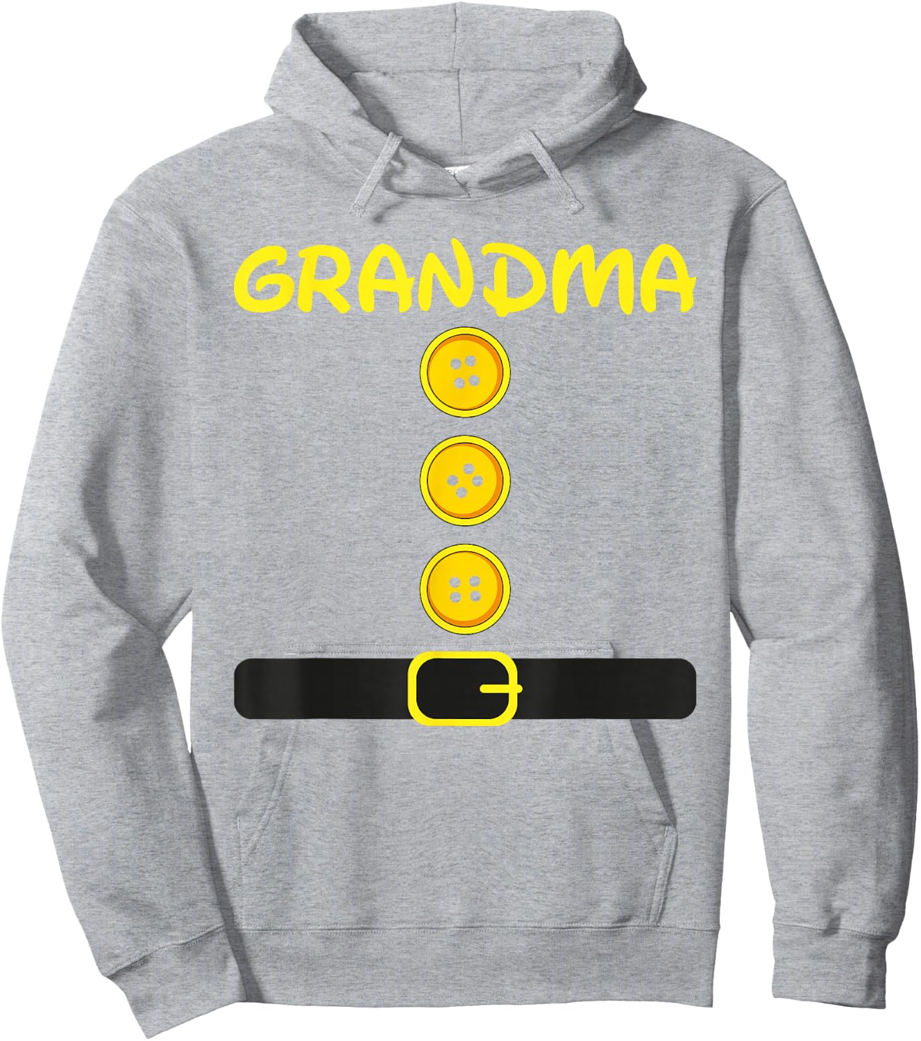 Grandma Dwarf Halloween Family Group Color Matching Costume Hoodie - Hoodie | Ash