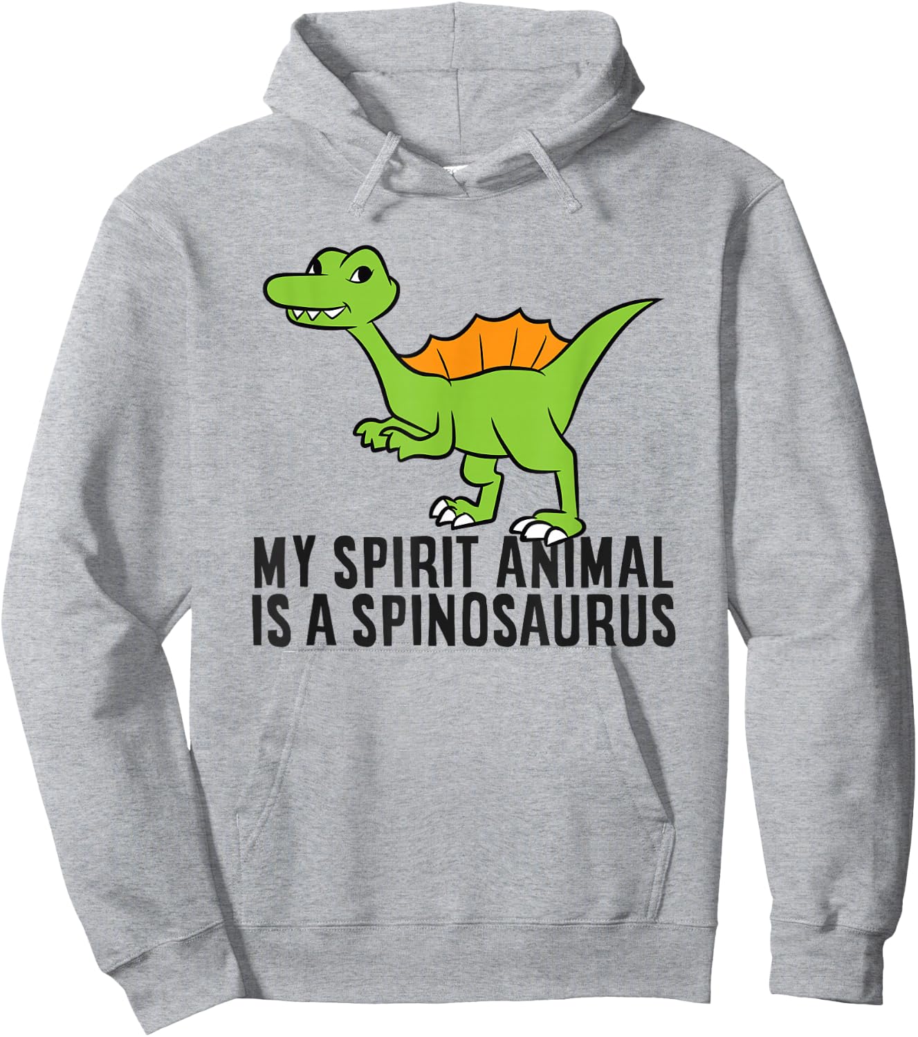 My Spirit Animal Is A Spinosaurus Dinosaur Hoodie - Hoodie | Ash