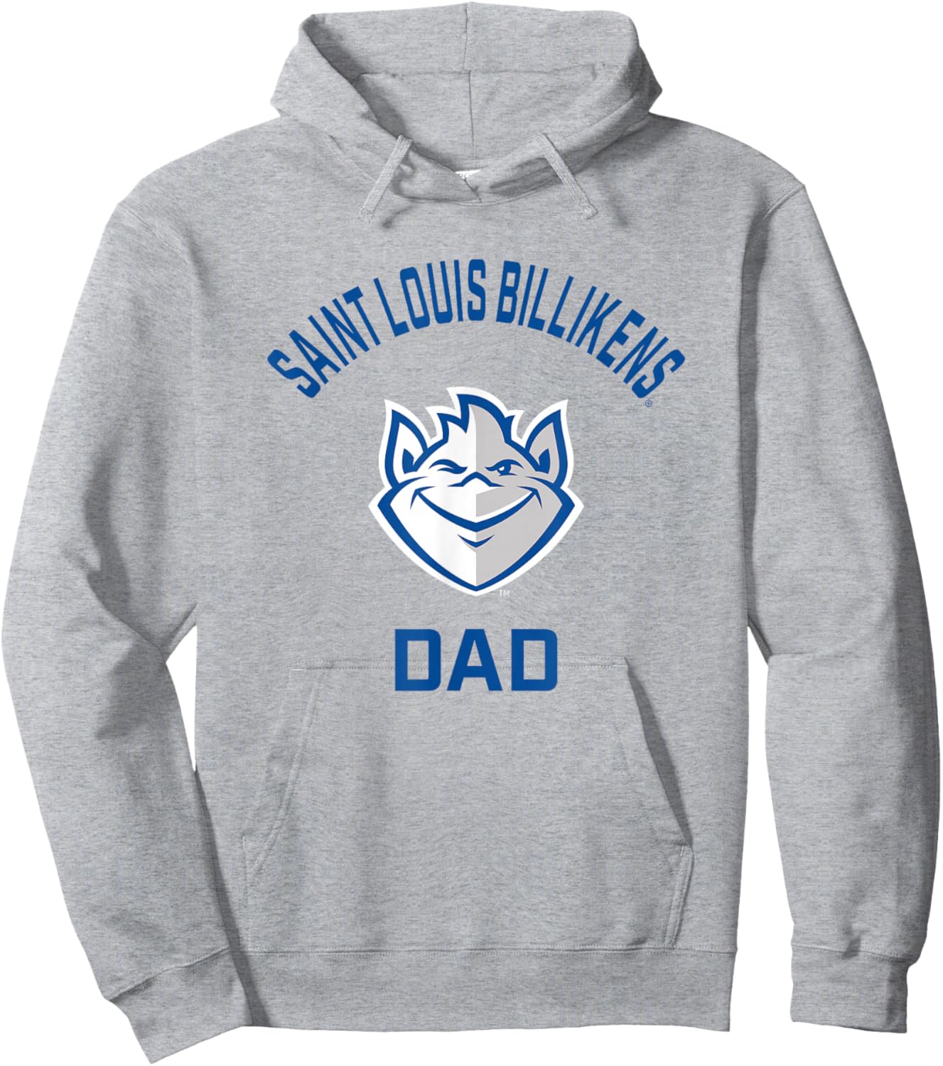 Saint Louis University SLU Billikens Arched Dad Hoodie - Hoodie | Ash