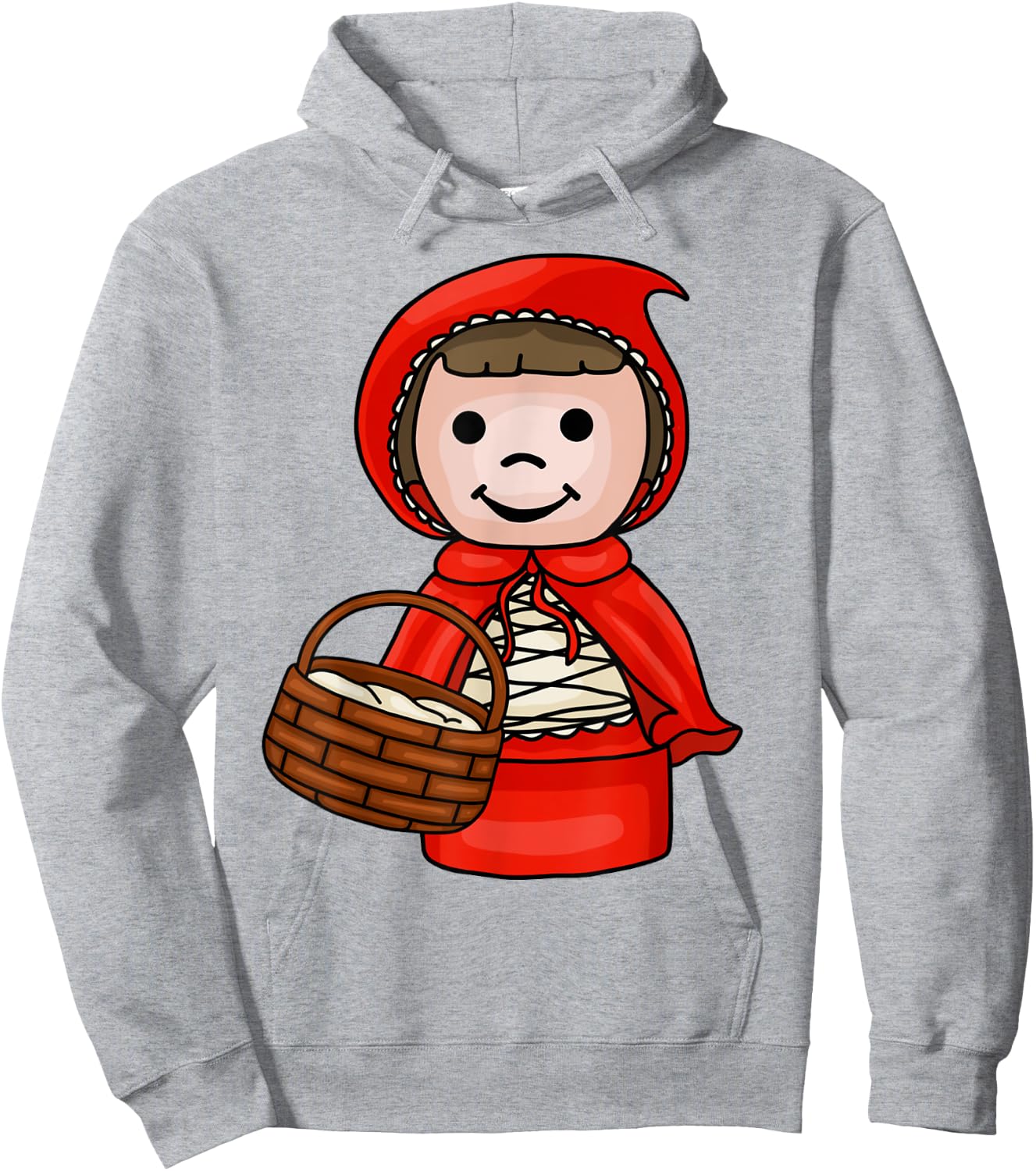 Cute Little Red Riding Hood Hoodie - Hoodie | Ash