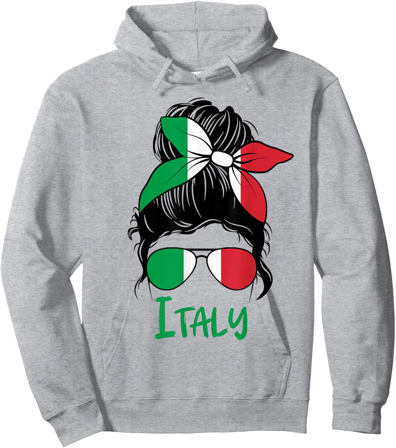 Italia graphic design for girls kid Italian toodler Hoodie - Hoodie | Ash