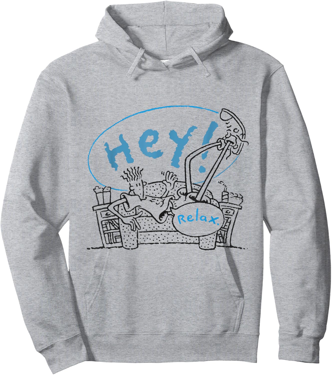 Fido Dido Hey Relax Hoodie - Hoodie | Ash