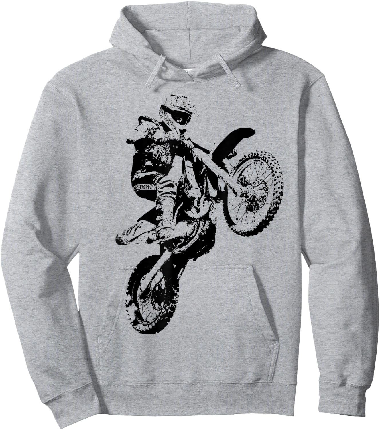 I love motocross dirt bike Hoodie - Hoodie | Ash