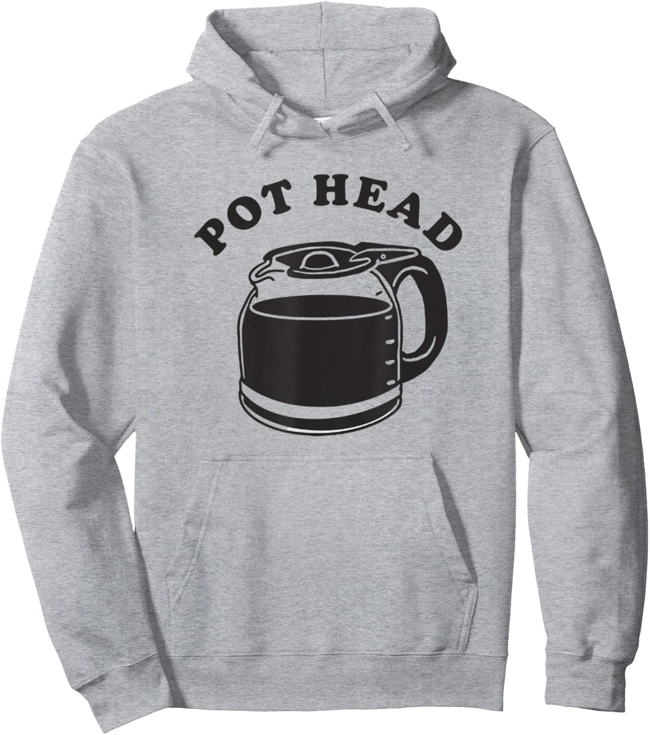 Pot Heads Funny Coffee Caffeine Retro Vintage 420 Hoodie - Hoodie | Ash