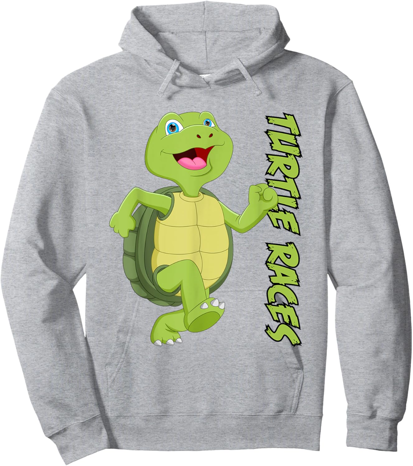 Turtle Races Summer Turtle Racing Hoodie - Hoodie | Ash