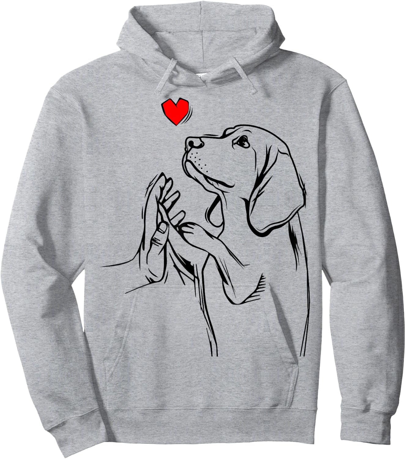 Beagle Love Dog Mom Girls Hoodie - Hoodie | Ash