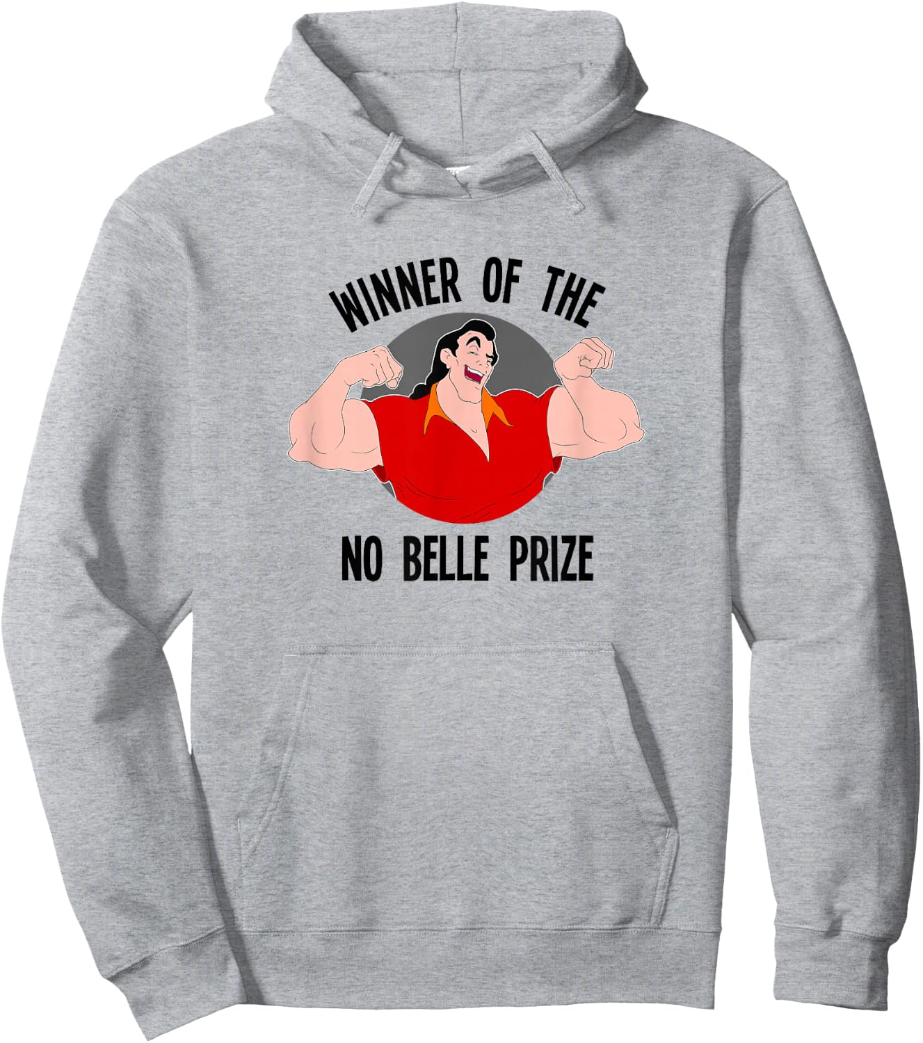 Disney Beauty and The Beast Gaston Winner of No Belle Prize Small Hoodie - Hoodie | Ash
