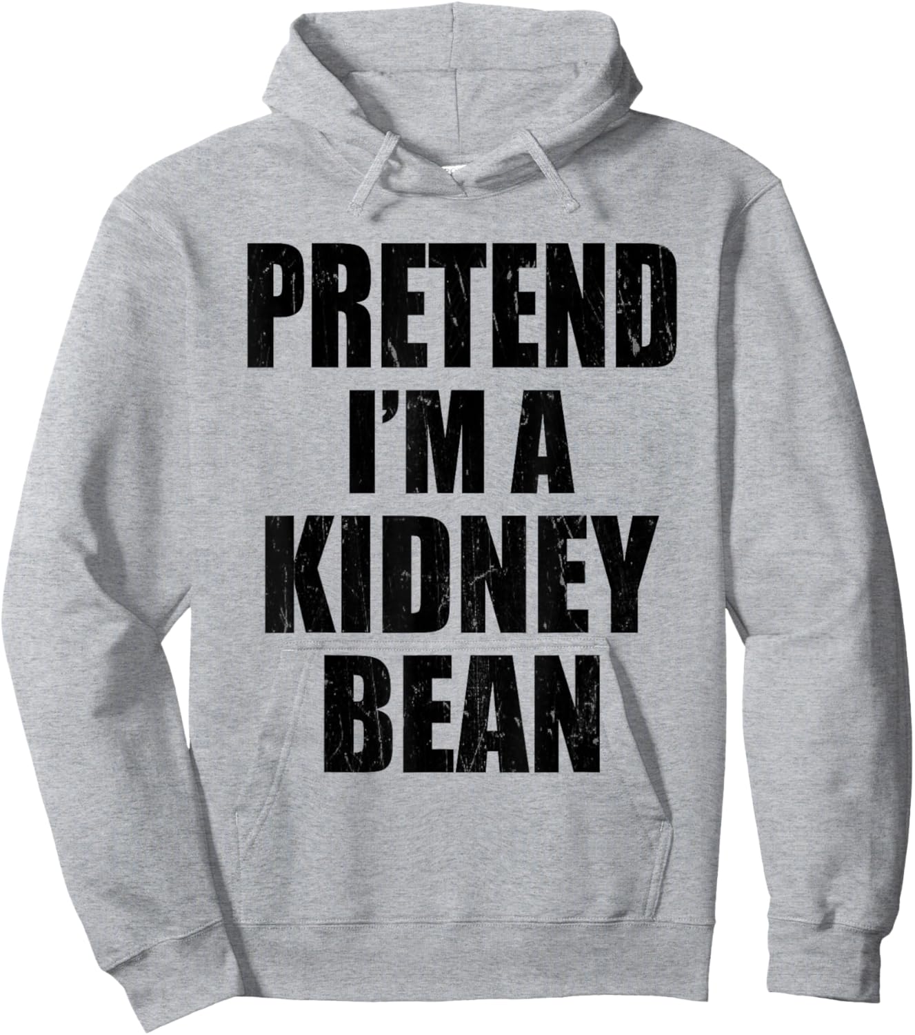 Pretend I'm A Kidney Bean Lazy Easy Last Minute Costume Hoodie - Hoodie | Ash