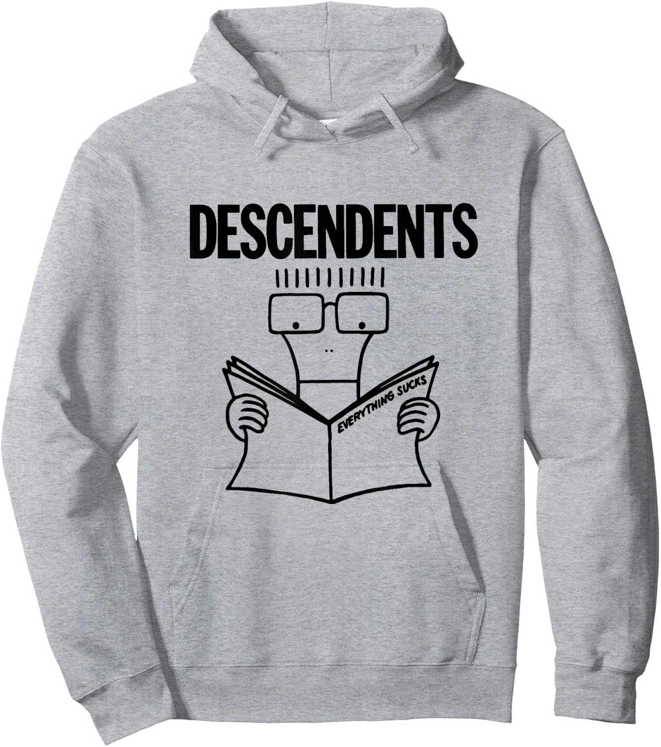 Descendents - Official Merchandise - Everything Sucks Hoodie - Hoodie | Ash