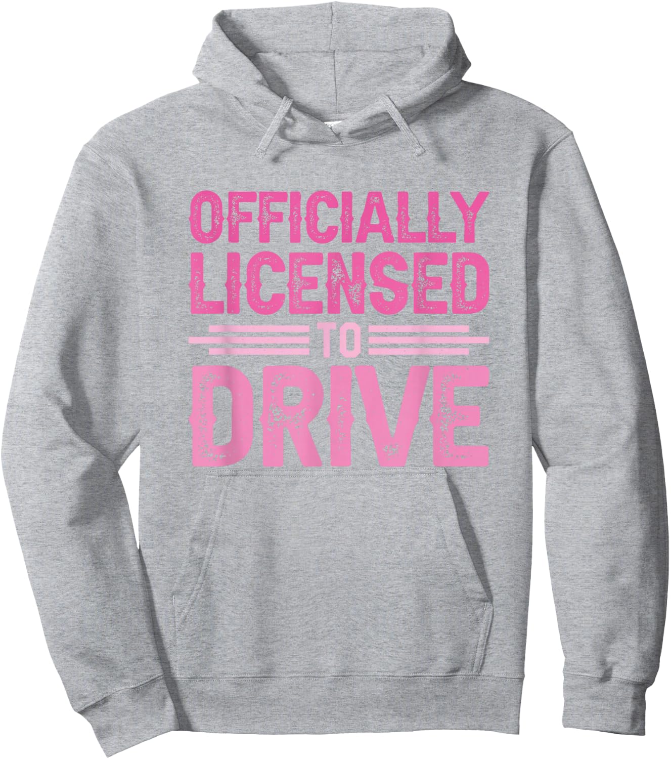 Officially Licensed to Drive New Drivers License Hoodie - Hoodie | Ash