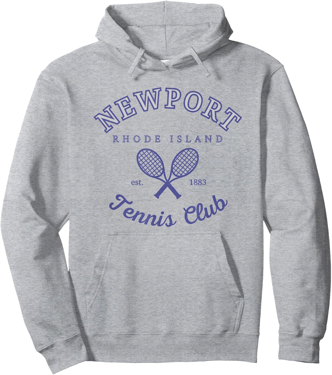 Newport Tennis Club Hoodie - Hoodie | Ash