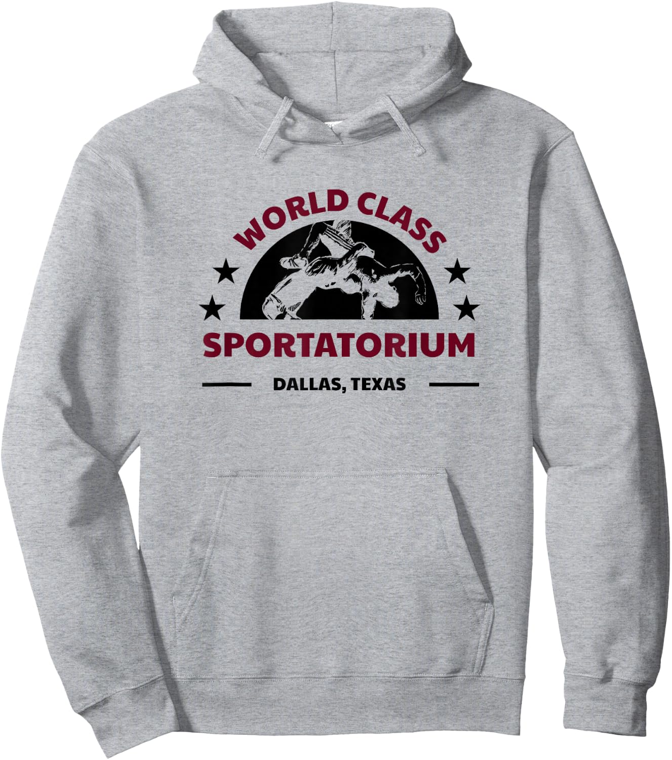 Dallas TX Texas Wrestling World Class Sportatorium Hoodie - Hoodie | Ash