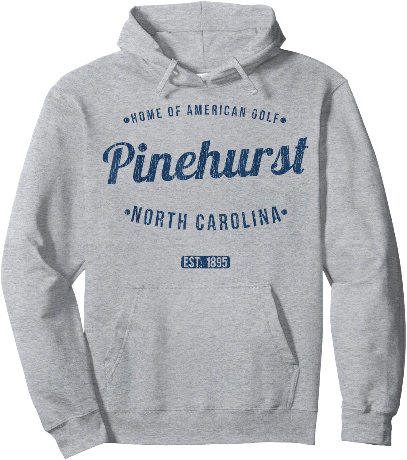 Pinehurst North Carolina Vintage Travel Souvenir Pinehurst Hoodie - Hoodie | Ash