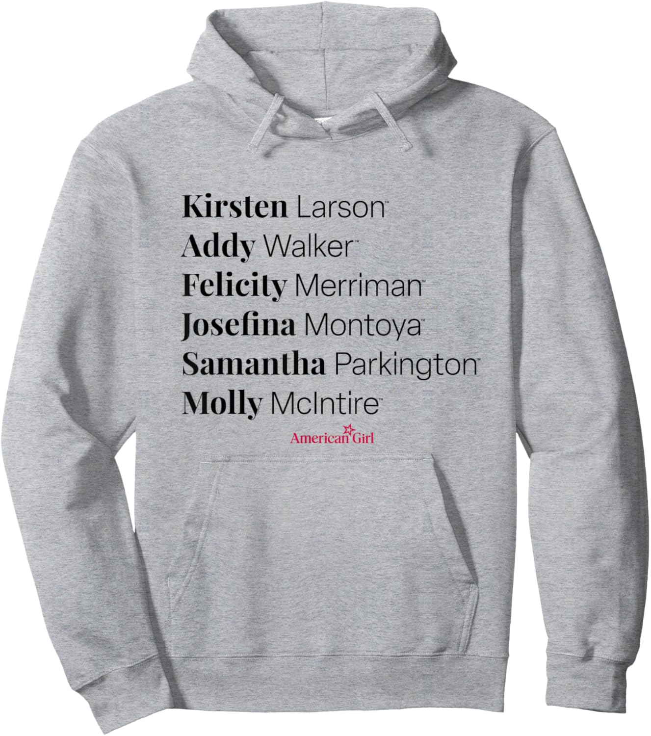 American Girl -Kirsten Addy Felicity Josefina Samantha Molly Hoodie - Hoodie | Ash
