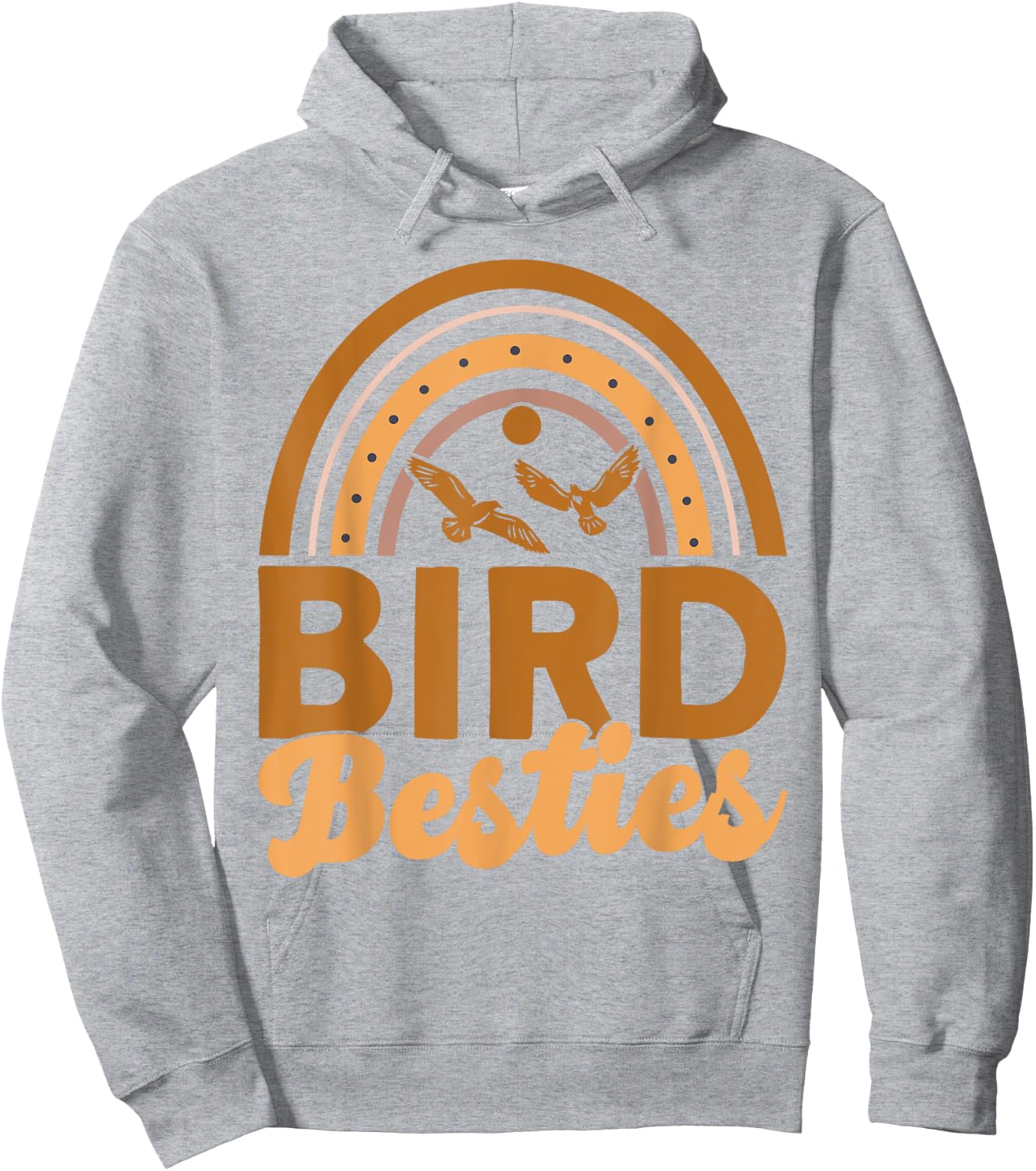Bird Besties BFF Best Friends Bestie Hoodie - Hoodie | Ash