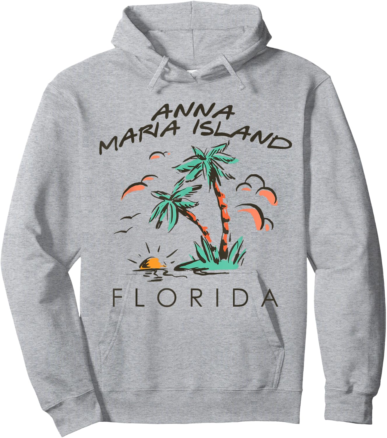 Anna Maria Island USA Souvenir, Anna Maria Island Florida Hoodie - Hoodie | Ash