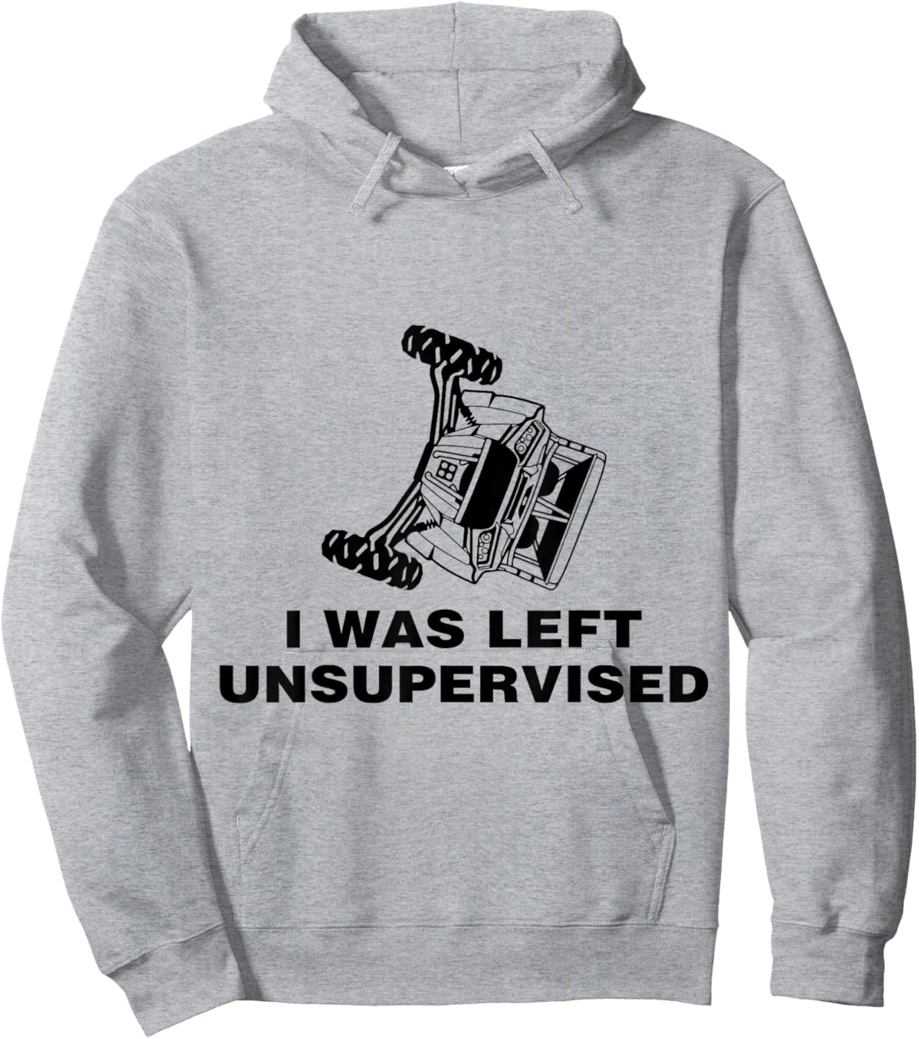 SXS UTV I was Left Unsupervised Hoodie - Hoodie | Ash