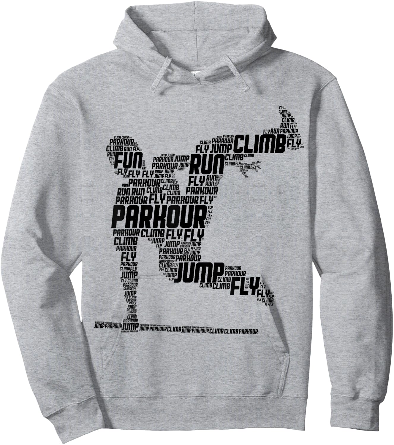 Parkour Freerunner Traceur Freerunning Men Boys Kids Hoodie - Hoodie | Ash