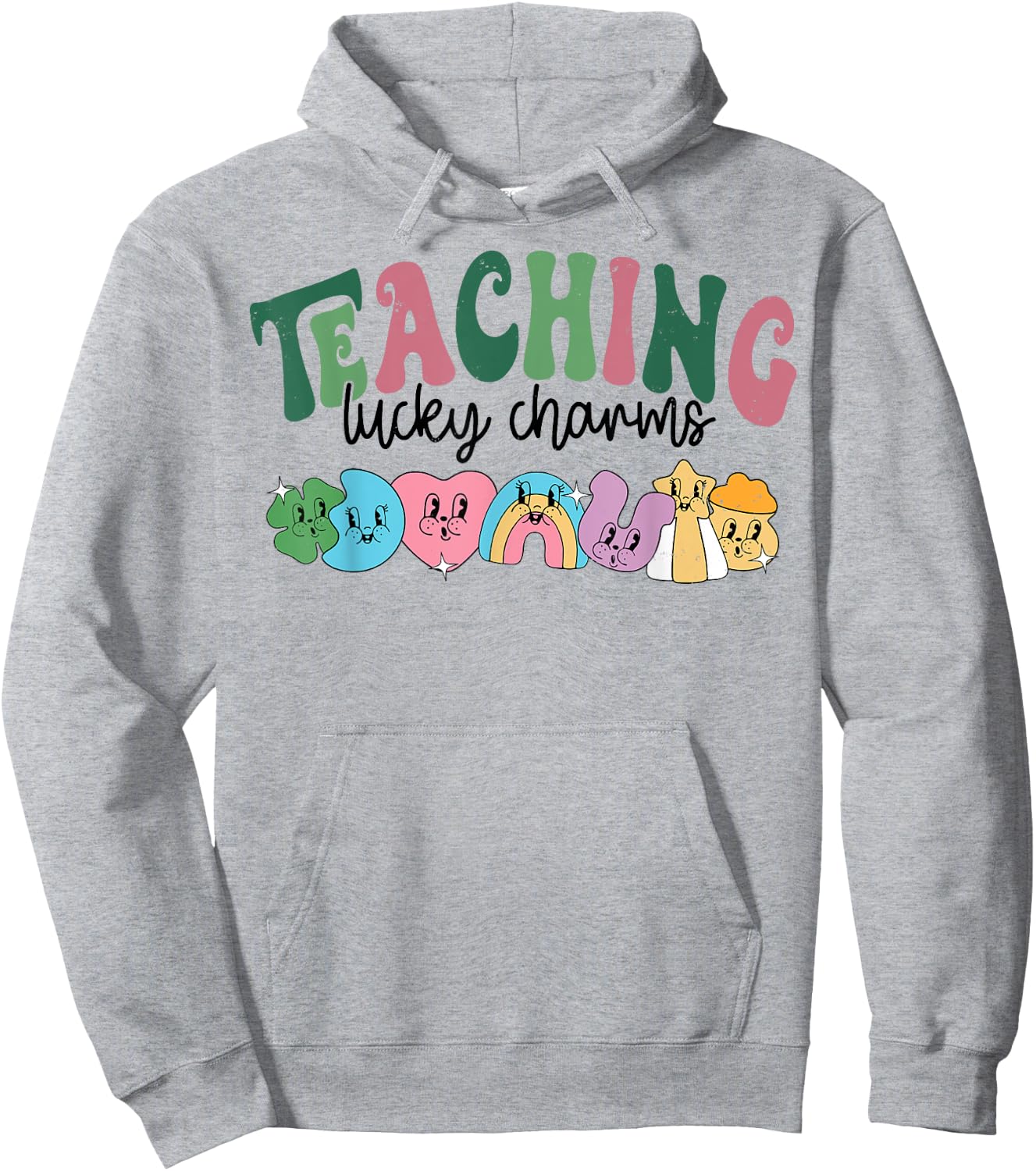 Teaching Lucky Charms St.Patrick's Day Hoodie - Hoodie | Ash