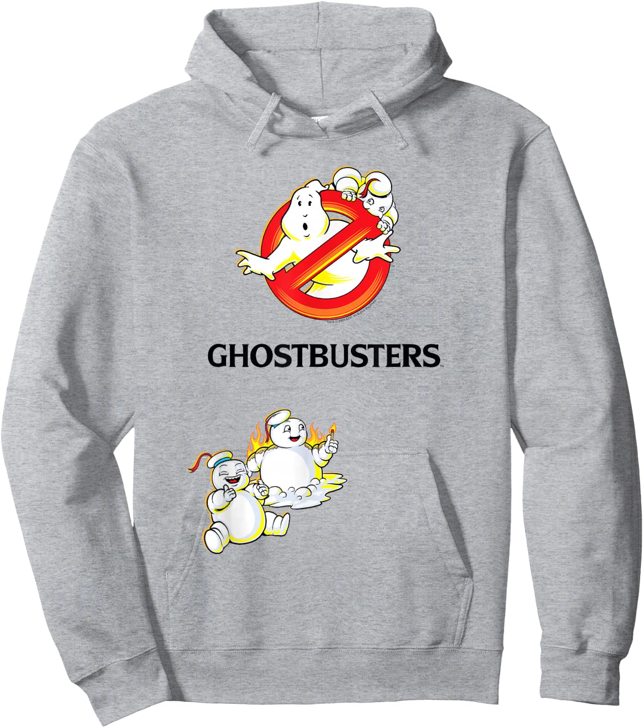 Ghostbusters: Frozen Empire No Ghost Stay Puft Takeover Hoodie - Hoodie | Ash