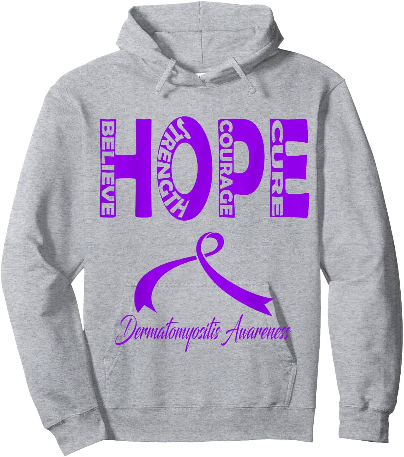 Dermatomyositis Awareness Hoodie - Hoodie | Ash