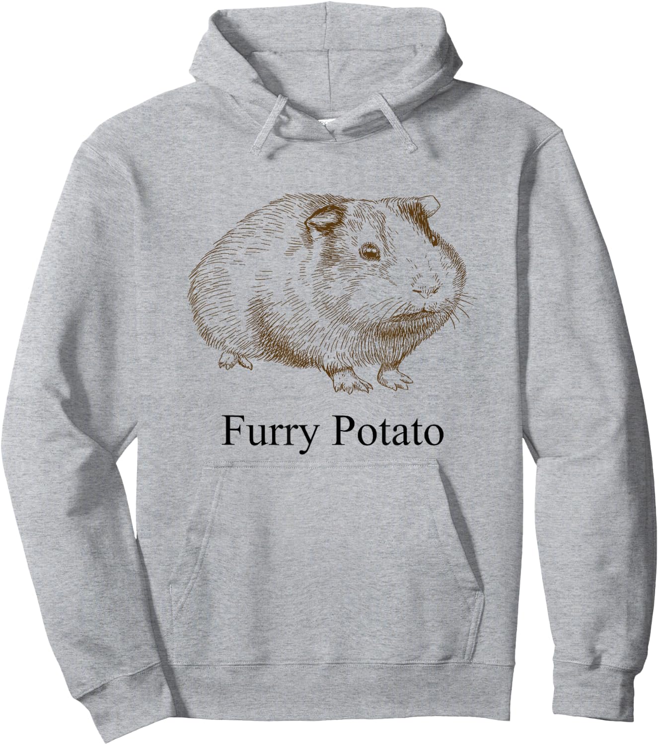 Furry Potato Hoodie - Hoodie | Ash
