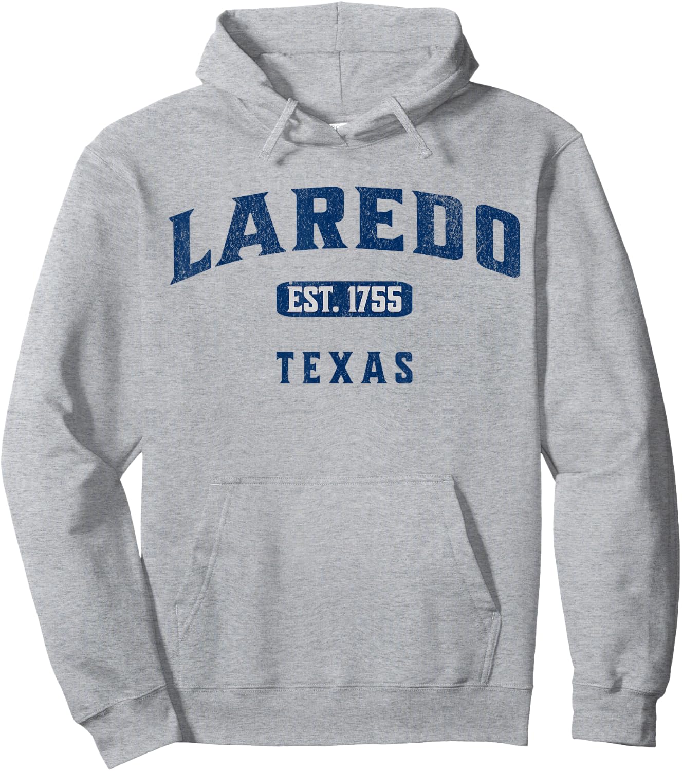 Vintage Athletic Souvenir Visit Laredo Texas Hoodie - Hoodie | Ash