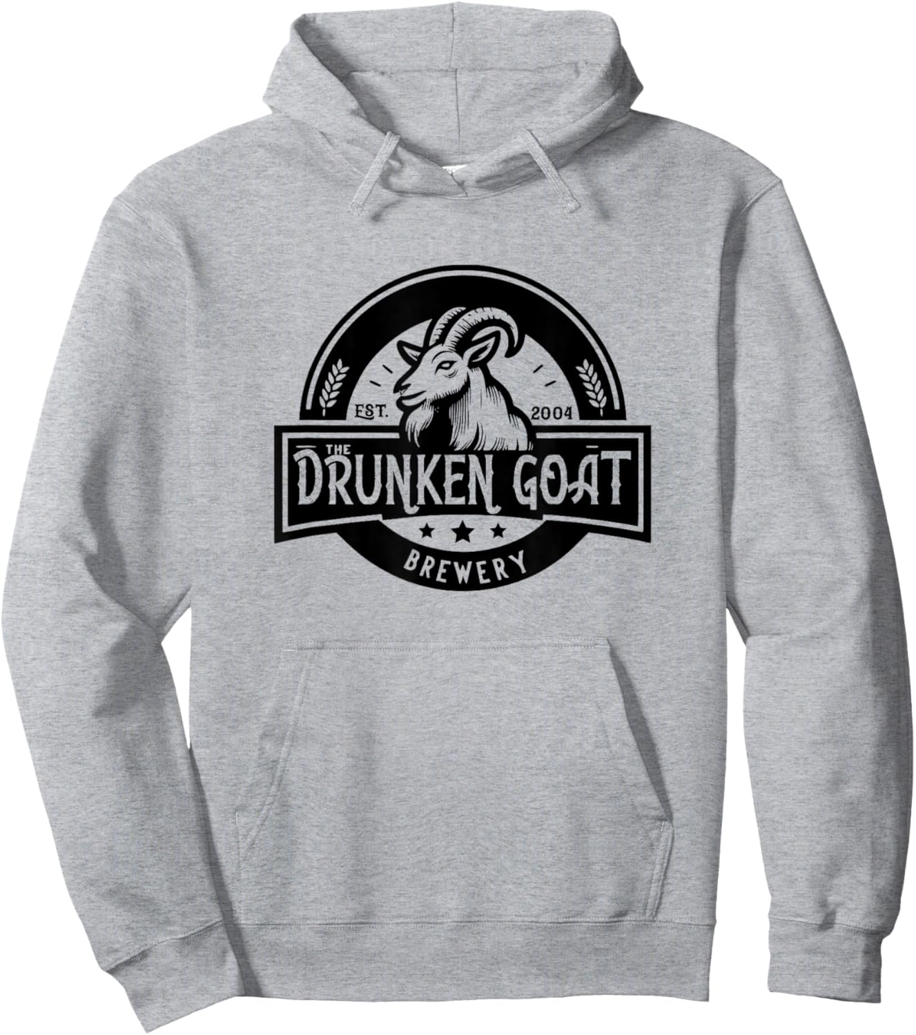 The Drunken Goat Brewery Novelty Hoodie - Hoodie | Ash