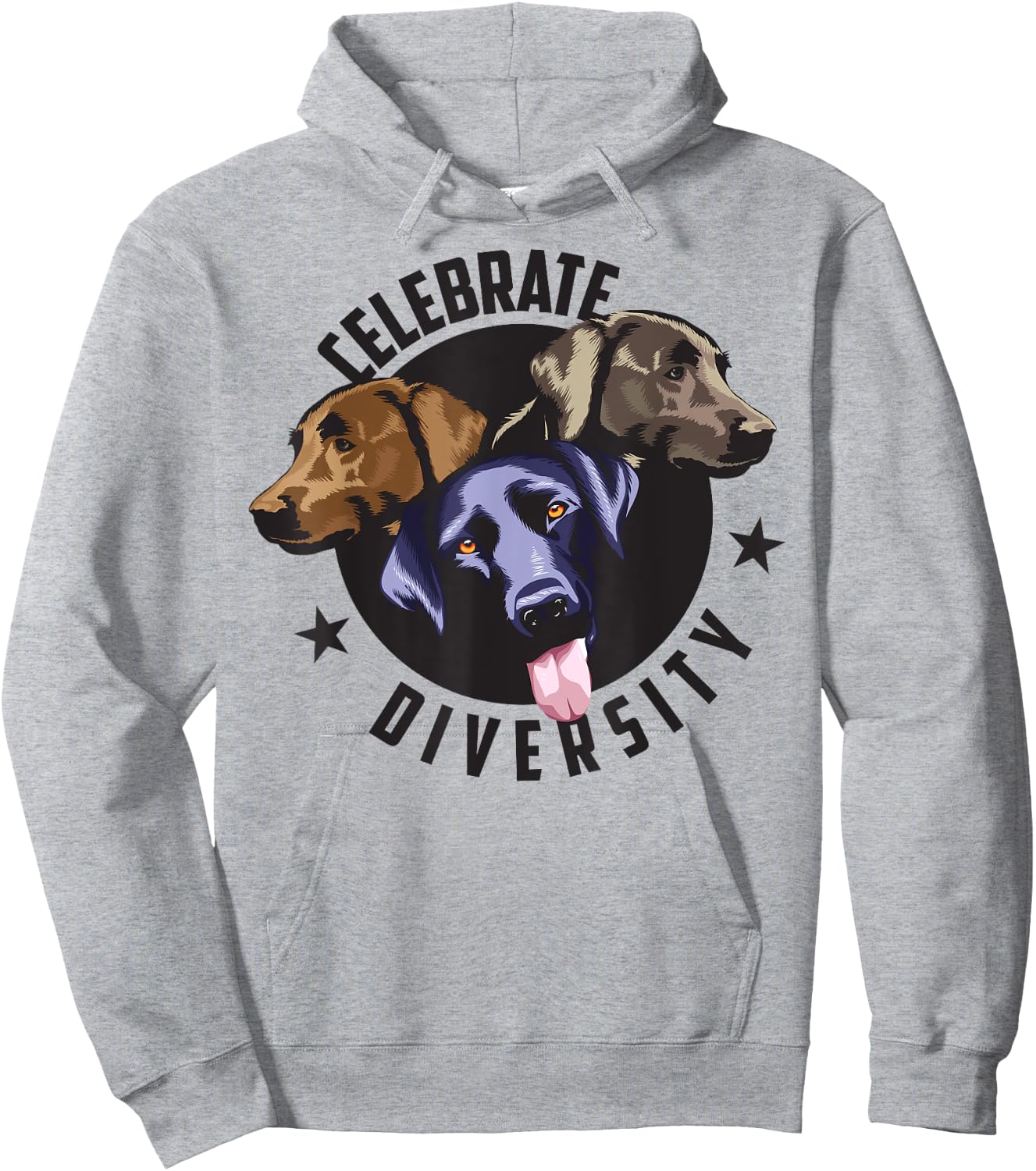 Cool Celebrate Diversity For Labrador Retriever Lovers Hoodie - Hoodie | Ash