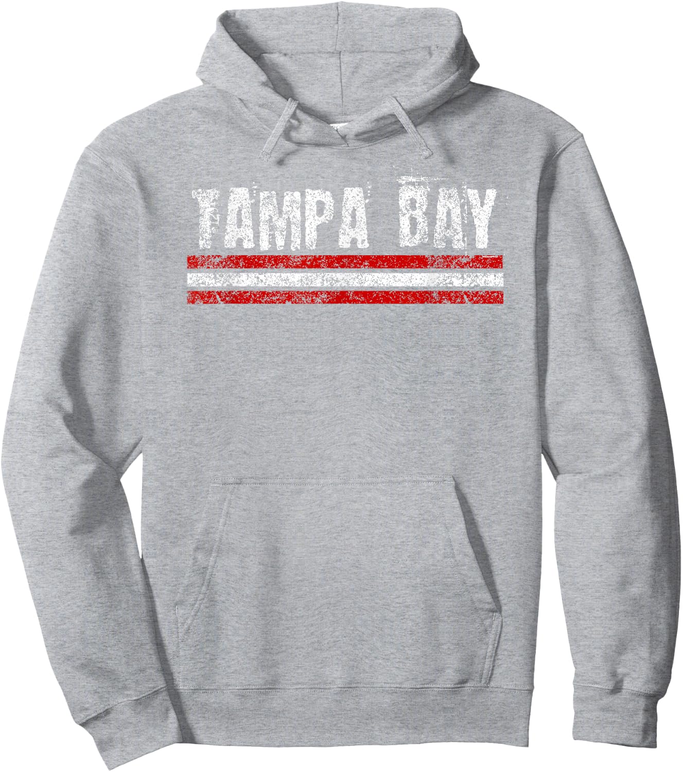 Tampa Bay Florida Retro Vintage Weathered Throwback Hoodie - Hoodie | Ash